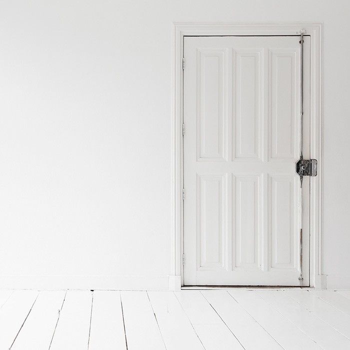 Minimalistische slaapkamer